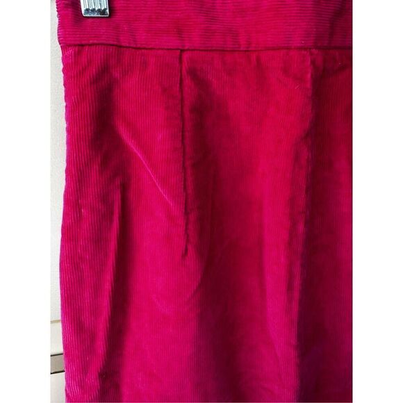 NWT DSQUARED2 Fuchsia corduroy midi skirt size 38/ US 2 - Picture 6 of 7